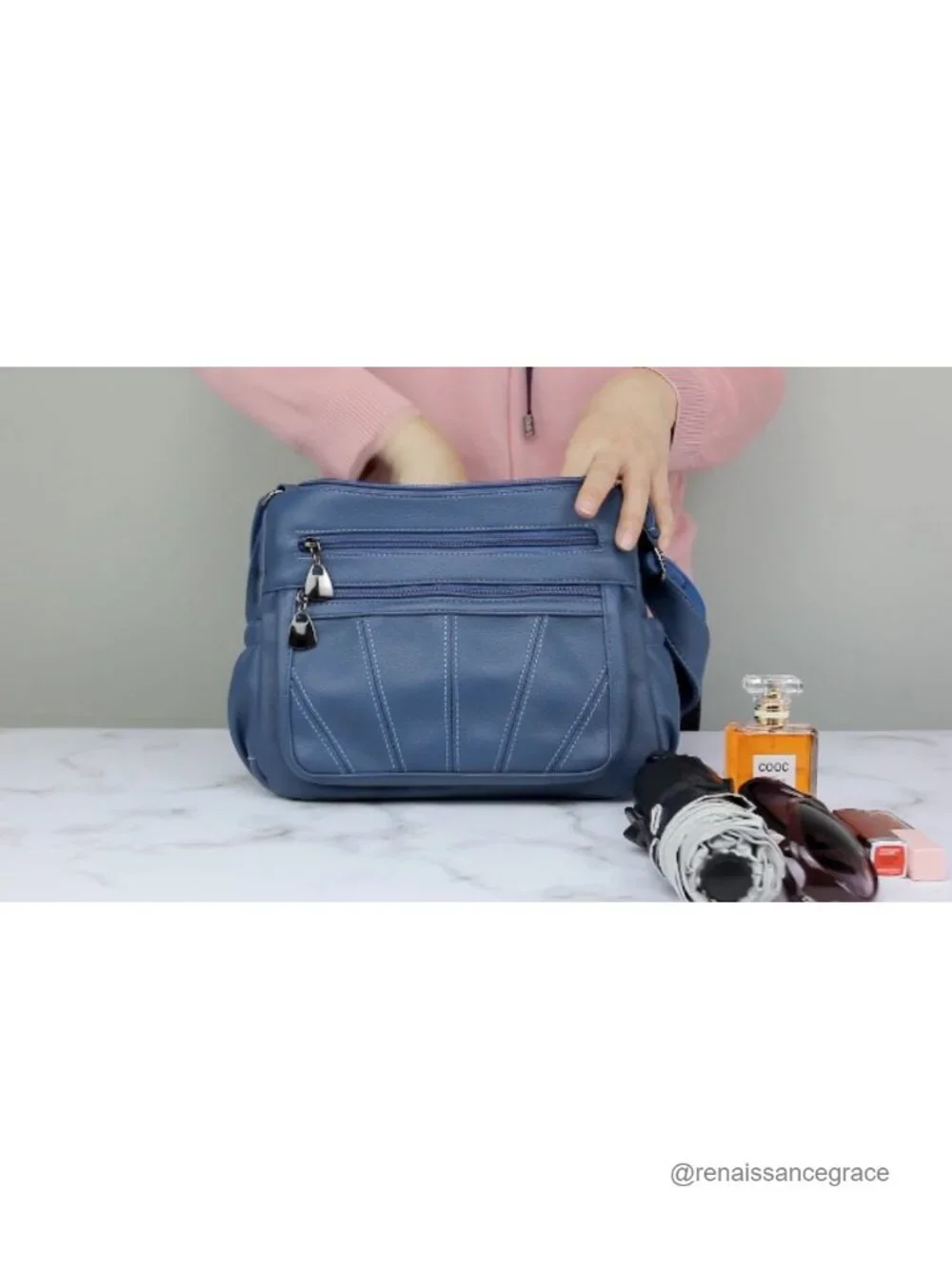 Women's Soft PU Leather Satchel Handbag | Crossbody Shoulder Bag